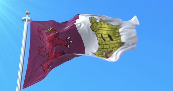 Caceres Flag, Spain alt