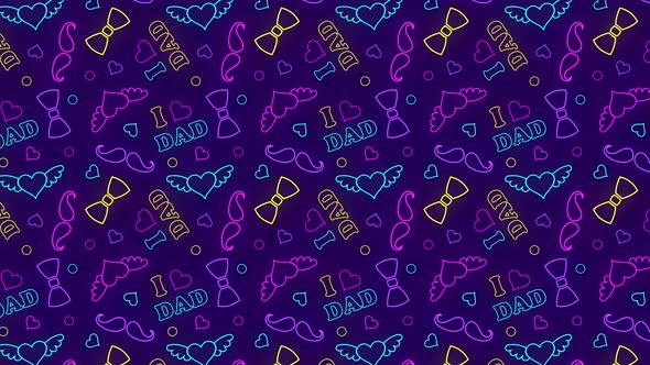 Happy Father's Day loop background alt