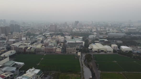 The Aerial view of Taichung alt