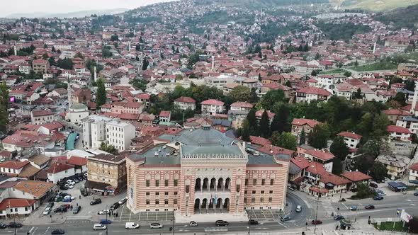 View At City Hall In Old Town Center Of Sarajevo V2 alt