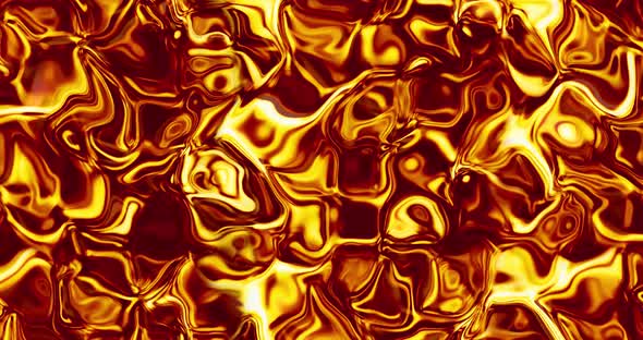 Abstract liquid gold waving. molten gold waving 4k resolution video _05 alt