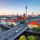 Day Time Lapse of Berlin cityscape with spree river and tv tower, Berlin, Germany - VideoHive Item for Sale