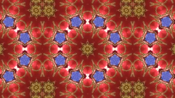 Colorful Kaleidoscope In Russian Style