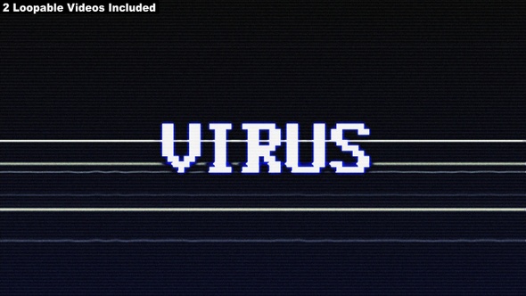 Virus, Spam Glitch Words Package, Motion Graphics | VideoHive