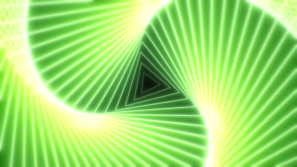Triangle Wave - Green - 60fps,4k