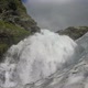 Cascade Waterfall Falling in Snowball - VideoHive Item for Sale
