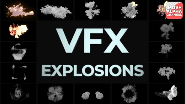 VFX Explosions Pack | Motion Graphics