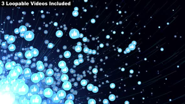 Social Media LIKE Emoji Reactions Package (3 Versions) alt