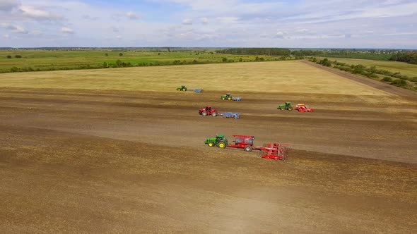 Sowing Field and All Kinds of Tractor Work