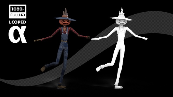 3D Halloween Scarecrow - Hip-Hop Ver.2