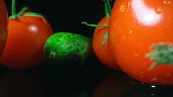 Macro Shot Of Fresh Vegetables alt