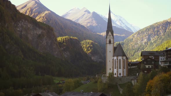 Famous Church At The Heiligenblut Town alt