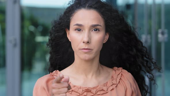Female Portrait Outdoors Angry Aggressive Mad Crazy Hispanic Expressive Woman Curly Brunette Girl alt