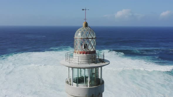 Punta Nariga Lighthouse in A Coruna Galicia Spain