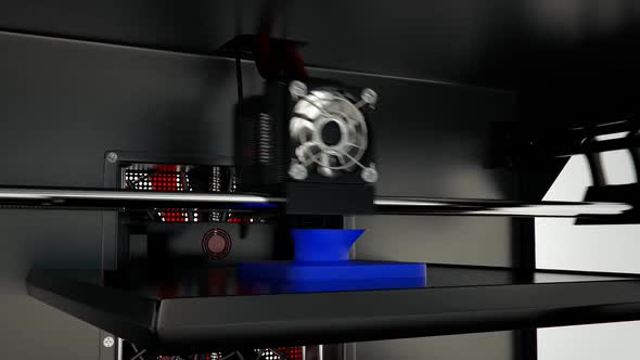 Model of the human hand designed by the computer and printed in the 3d printer. alt