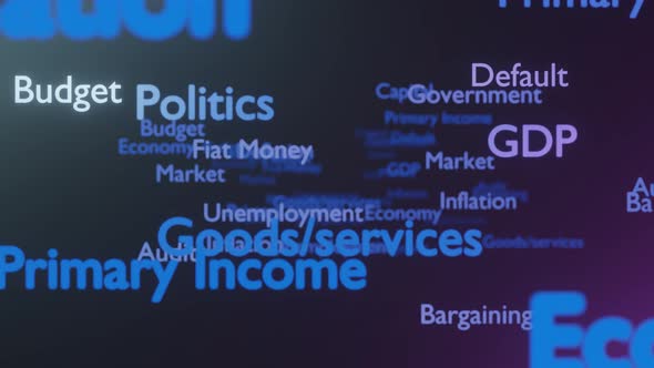 Economy background. Business terms. alt