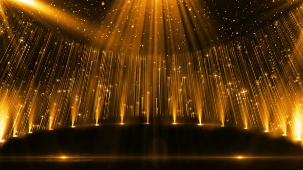 Beautiful Particle Light Award Stage Background