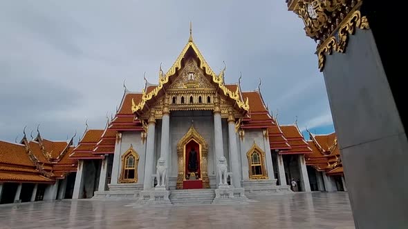 Wat Benchamabophit the Marble Temple the Royal Temple in Capital City Bangkok Thailand alt
