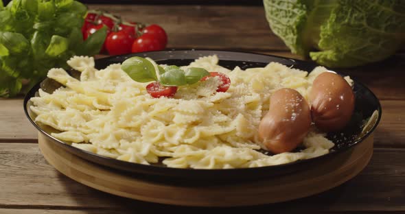 Ready-made Pasta Dish With Sausage