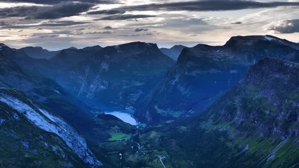 Geiranger Fjord from Dalsnibba Norway alt