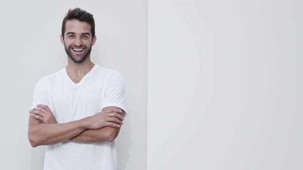Smiling Guy In White T-Shirt alt