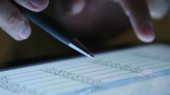 Businessman Touching Digital Tablet Screen alt