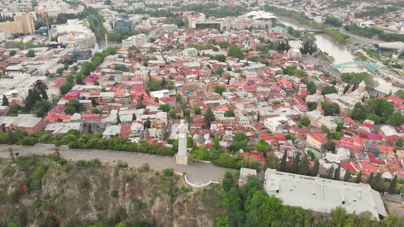 Mother Of Georga.Aerial Fly Over alt