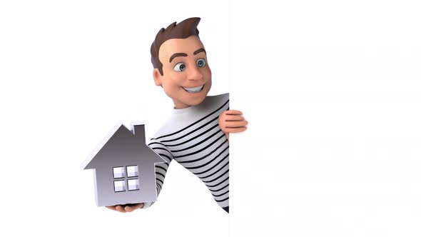 Fun 3D cartoon casual character alt