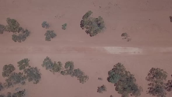 Mungo National Park, New South Wales, Australia Aerial Drone 4K