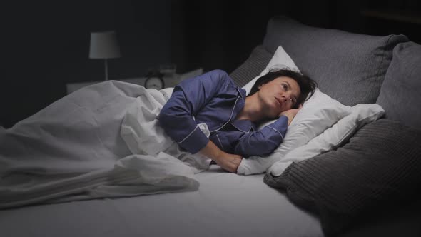 Woman Suffering From Insomnia