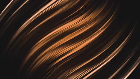 Futuristic Abstract  Golden Lines Background Loop 