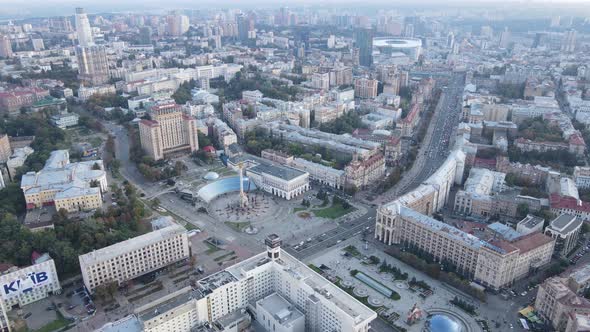 Kyiv - the Capital of Ukraine. Aerial View. Kiev alt