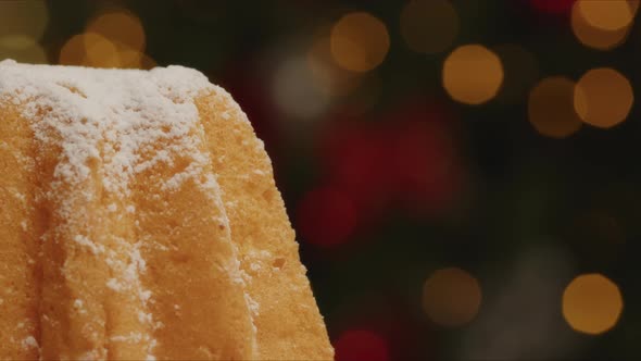 Typical Christmas sweet panettone