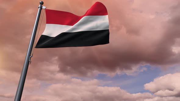 Yemen Flag 4K alt