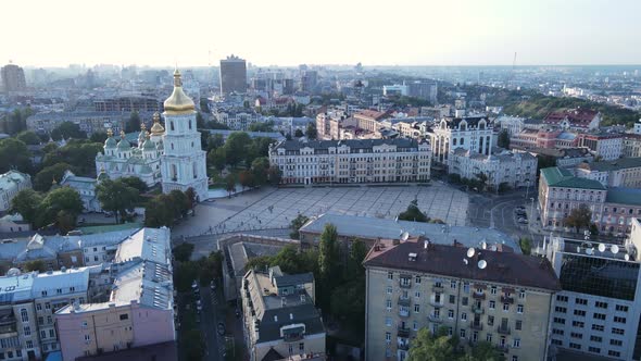 Kyiv - Aerial View of the Capital of Ukraine. Kiev alt