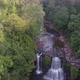 View from Air on Falls in a Rainforest - VideoHive Item for Sale