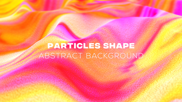 Colorful Particles Gradient Shape Flowing Backdrop