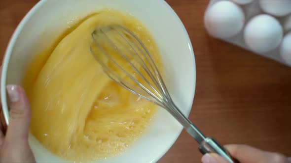 Egg Whipping Slow Motion