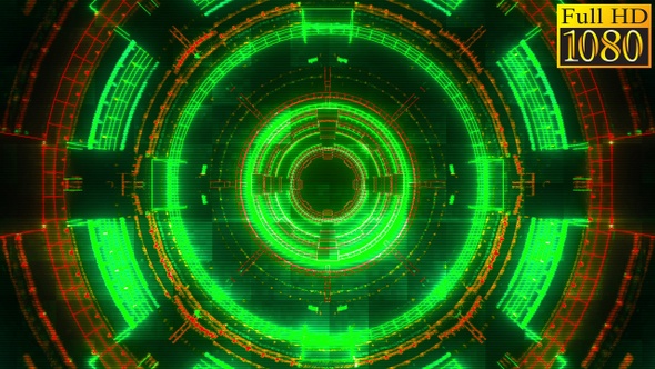 Cyberpunk Hud Geometric Background Vj Loops V2 alt