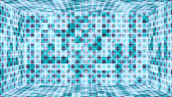Broadcast Hi-Tech Glittering Abstract Patterns Wall Room 043