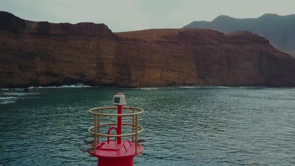 Aerial View of Lighthouse on Gran Canaria Island