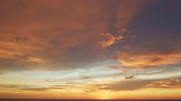 Stunning Red Sky At Sunset alt