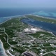 Aerial camera shoots panorama of Cockburn Town, Grand Turk, Turks and Caicos - VideoHive Item for Sale