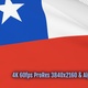 Chile waving flag transition 4k and 1080 HD footage with alpha channel - VideoHive Item for Sale