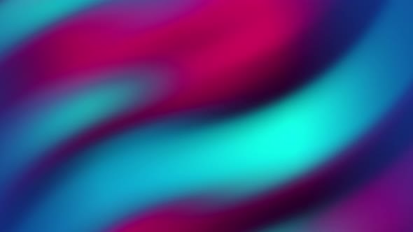 Blue and purple neon flowing liquid waves abstract motion background. Seamless loop