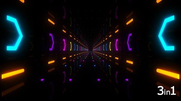 4K Neon Street Lights alt