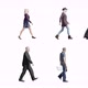 4K alpha channel,3D people walking on transparency background - VideoHive Item for Sale