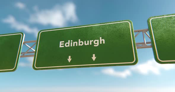 Edinburgh Sign - 4K