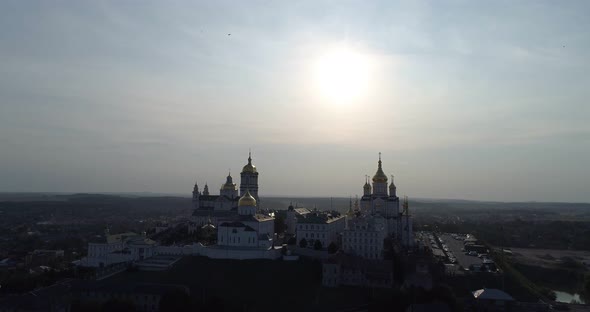 Aerial of Pochaiv alt