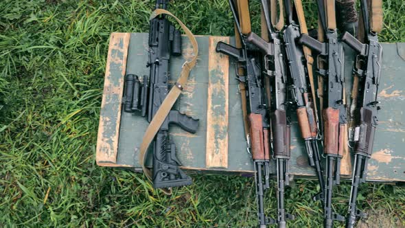 Army Soldiers Unload Boxes of Ammunition